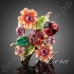 Кольцо Multicolour Insects and Flower Ring 18K Real Gold Plated SWA ELEMENTS Austrian Crystal